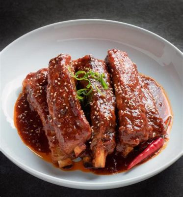  ¡Baijiu Braised Pork Ribs: Sabor Umami Envolvente en una Salsa Dulce y Picante!