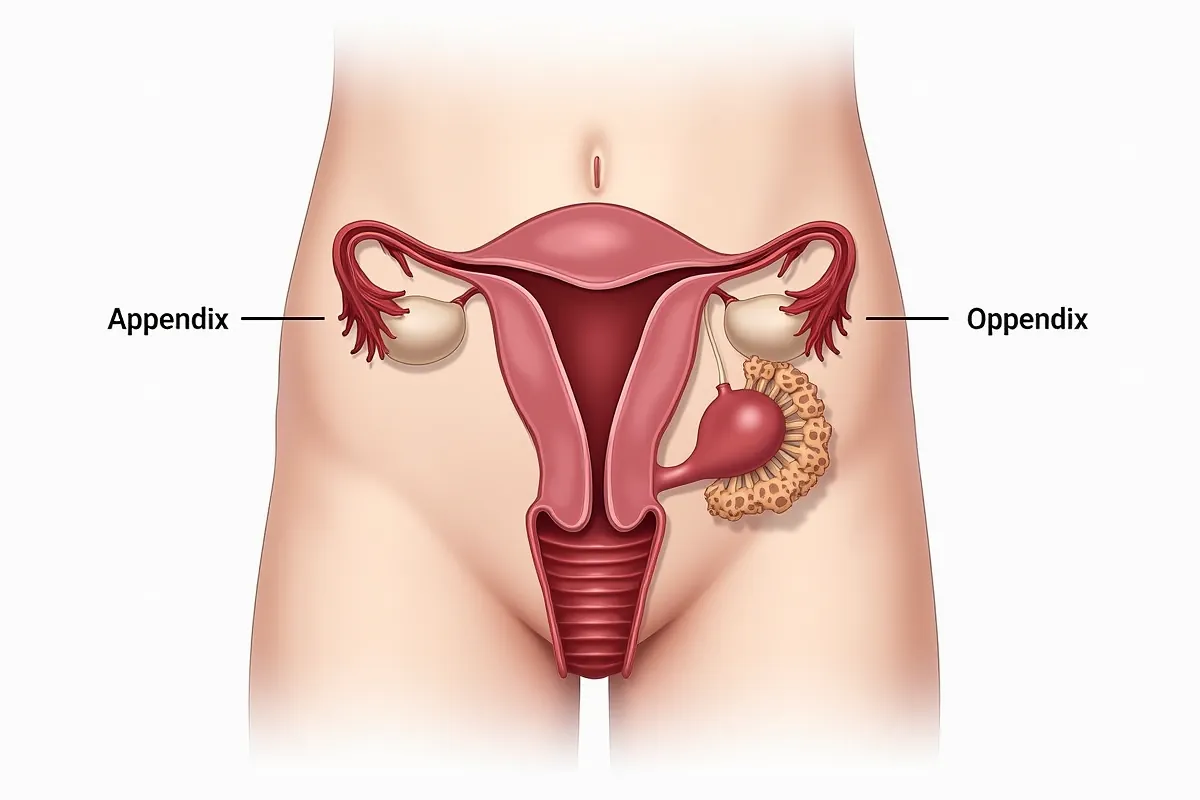 Gdzie jest jajnik a gdzie wyrostek? Anatomia i schorzenia